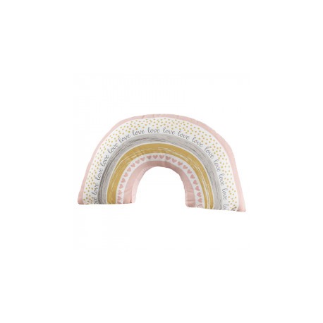 Almohada pequeña de acento arco iris, almohada decorativa tamaño